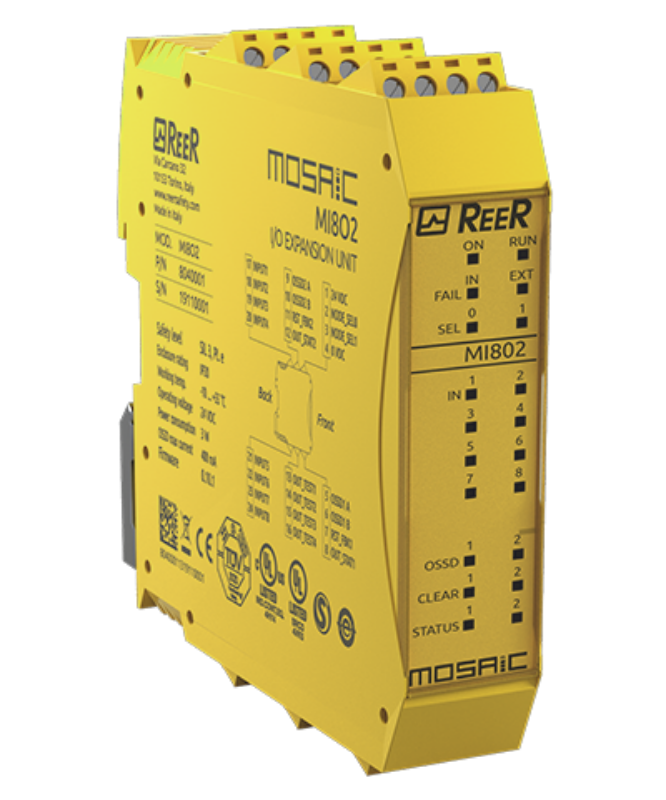 Bild på MOSAIC MI8O2C från Censit i kategori Säkerhets PLC