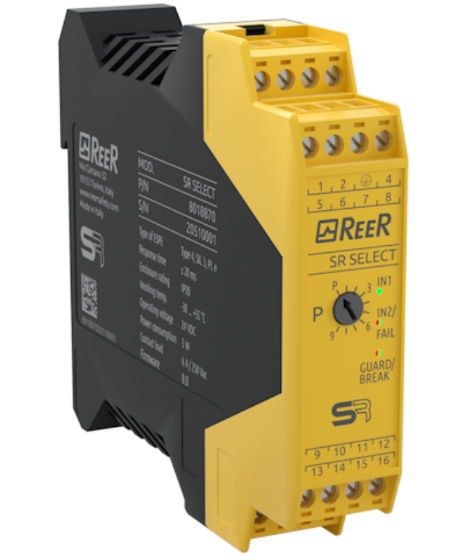 Bild på SR SELECT från Censit i kategori Säkerhetsrelä